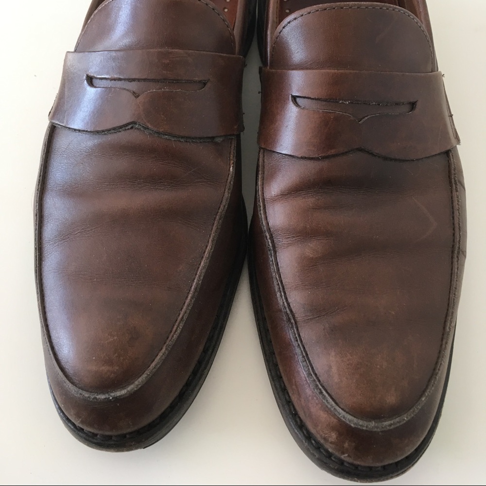 Brooks Brothers Brown Leather Loafers
